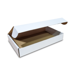 Skladacie krabice Fefco 0427 266x154x42mm 3VVL biela-hnedá
