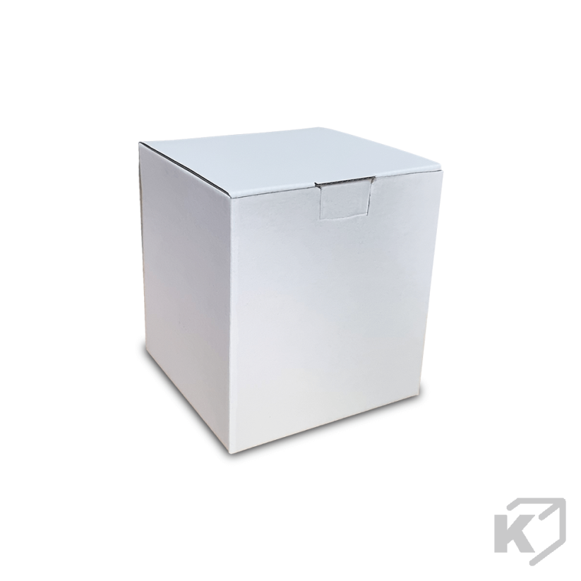Kartónové krabice Fefco 0215 130x130x255mm 3VVL biela-hnedá
