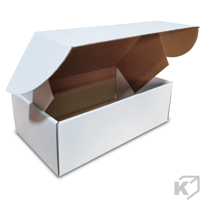 Skladacie krabice Fefco 0427 323x185x104mm 3VVL biela-hnedá