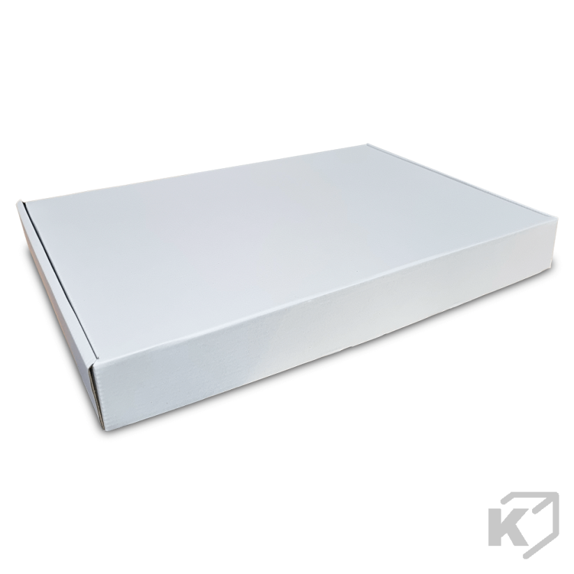 Skladacie krabice Fefco 0427 465x305x55mm 3VVL biela-hnedá