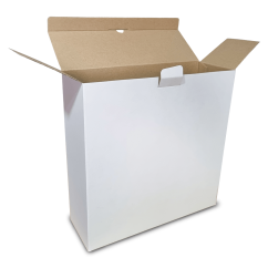 Kartónové krabice Fefco 0215 285x100x261mm 3VVL biela-hnedá