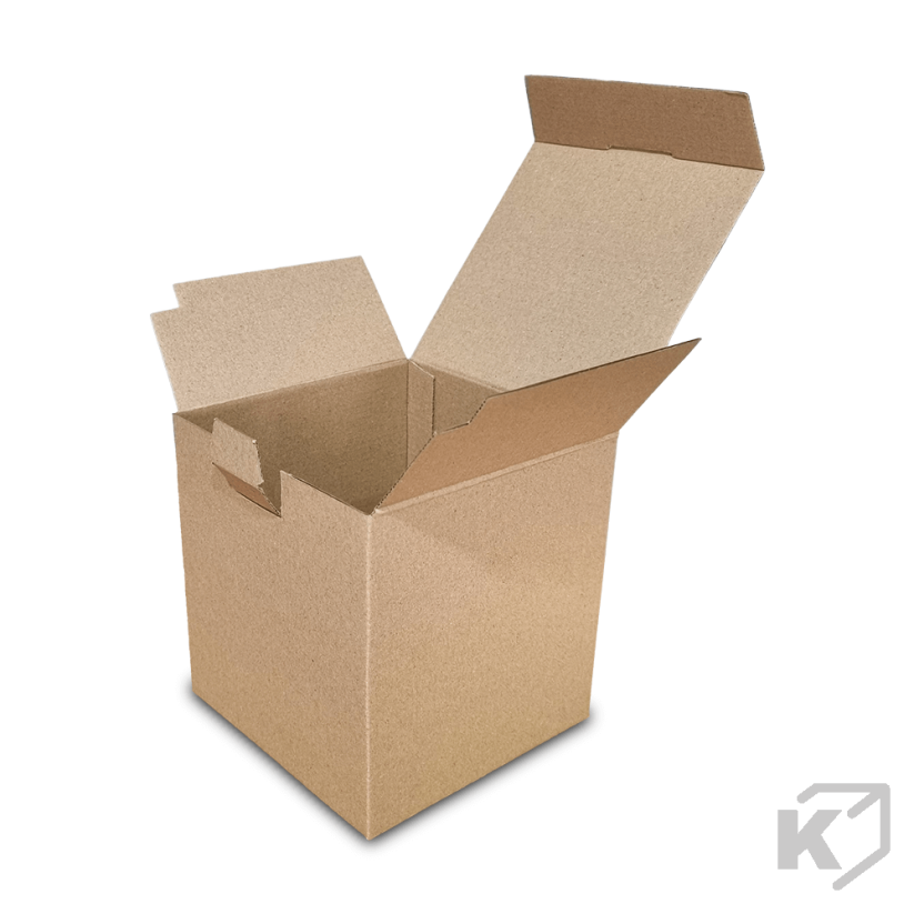 Kartónové krabice Fefco 0215 130x130x255mm 3VVL hnedá