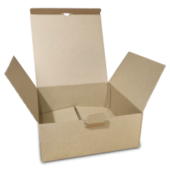 Kartónové krabice Fefco 0215 240x240x95mm 3VVL hnedá