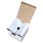 Kartónové krabice Fefco 0215 150x150x120mm 3VVL biela-hnedá