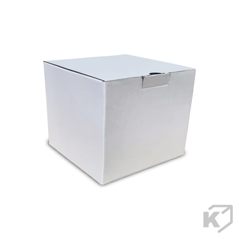 Kartónové krabice Fefco 0215 255x255x230mm 3VVL biela-hnedá