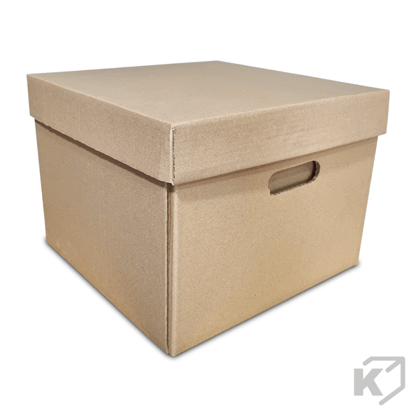 Archivačná krabica 350x350x260 hnedá + zakladače