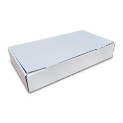 Skladacie krabice Fefco 0427 345x185x60mm 3VVL biela-hnedá