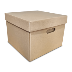 Archivačná krabica 350x350x260 hnedá + zakladače