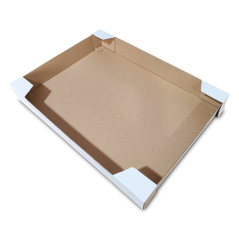 Kartónové prepravky 460x350x60mm biela-hnedá