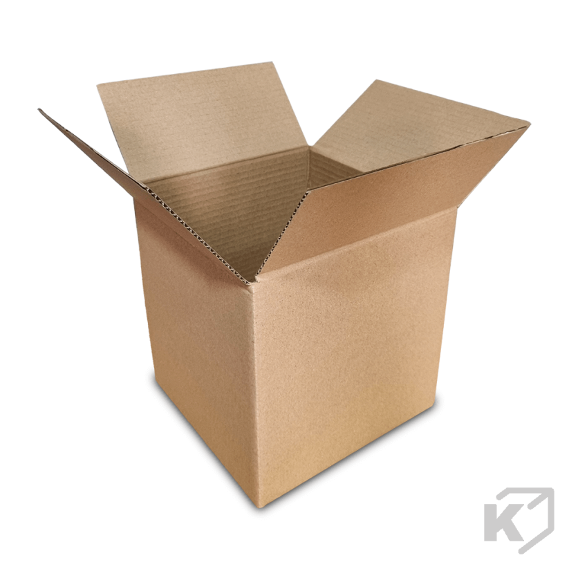 Klopové kartónové krabice 200x200x200mm 3VVL hnedá