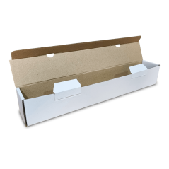 Skladacie krabice Fefco 0427 390x60x60mm 3VVL biela-hnedá