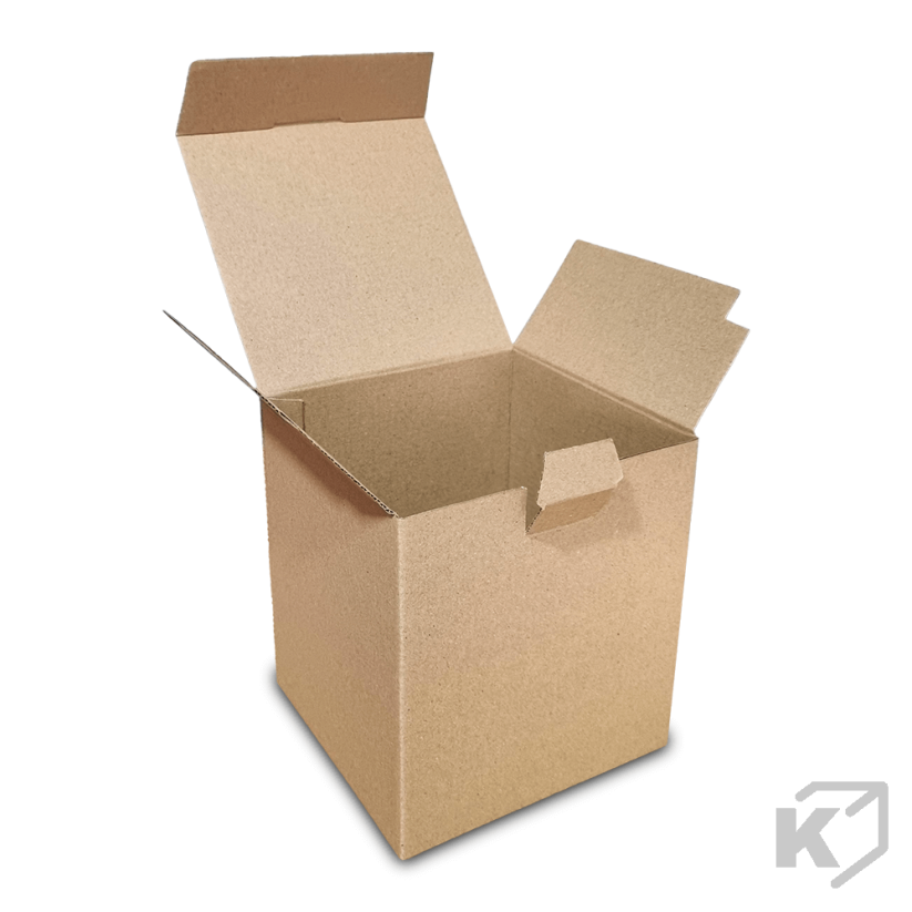 Kartónové krabice Fefco 0215 130x130x255mm 3VVL hnedá