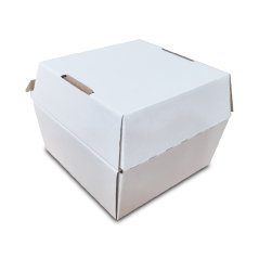 Burger box 155x150x85mm biela