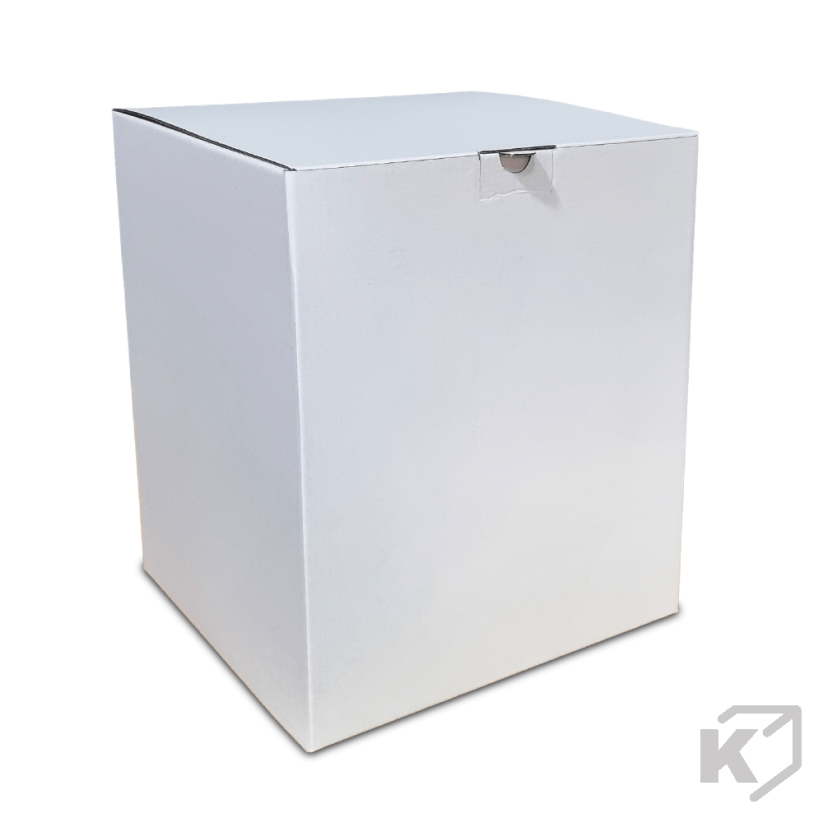 Kartónové krabice Fefco 0215 225x225x270mm 3VVL biela-hnedá