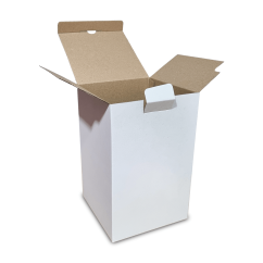 Kartónové krabice Fefco 0215 185x185x268mm 3VVL biela-hnedá