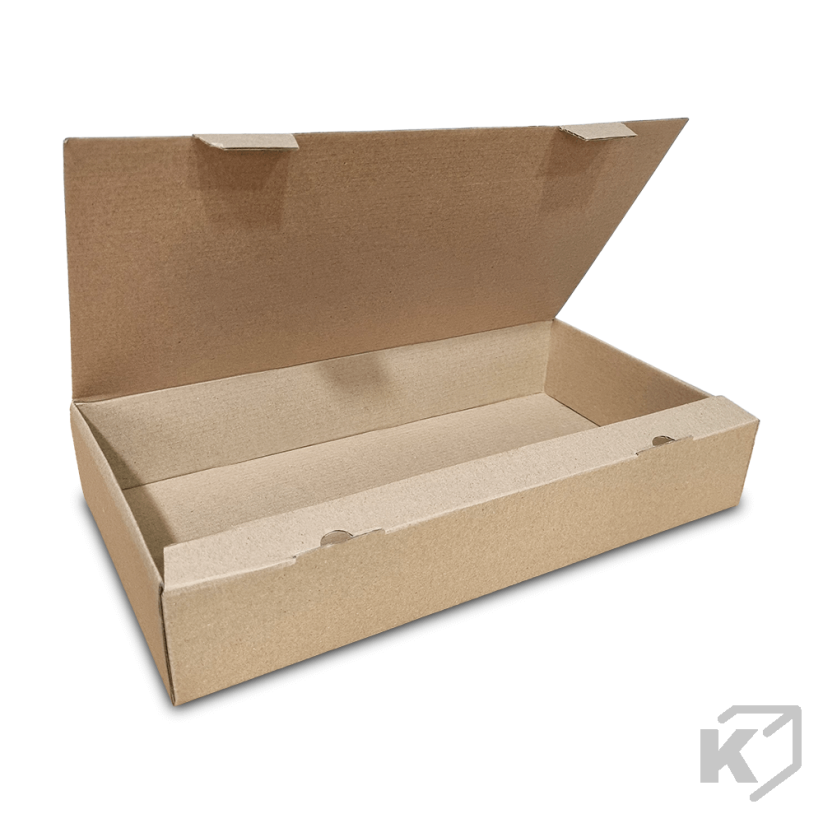 Skladacie krabice Fefco 0427 345x185x60mm 3VVL hnedá