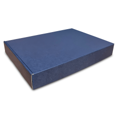 Skladacie krabice Fefco 0427 370x260x50mm 3VVL modrá-biela