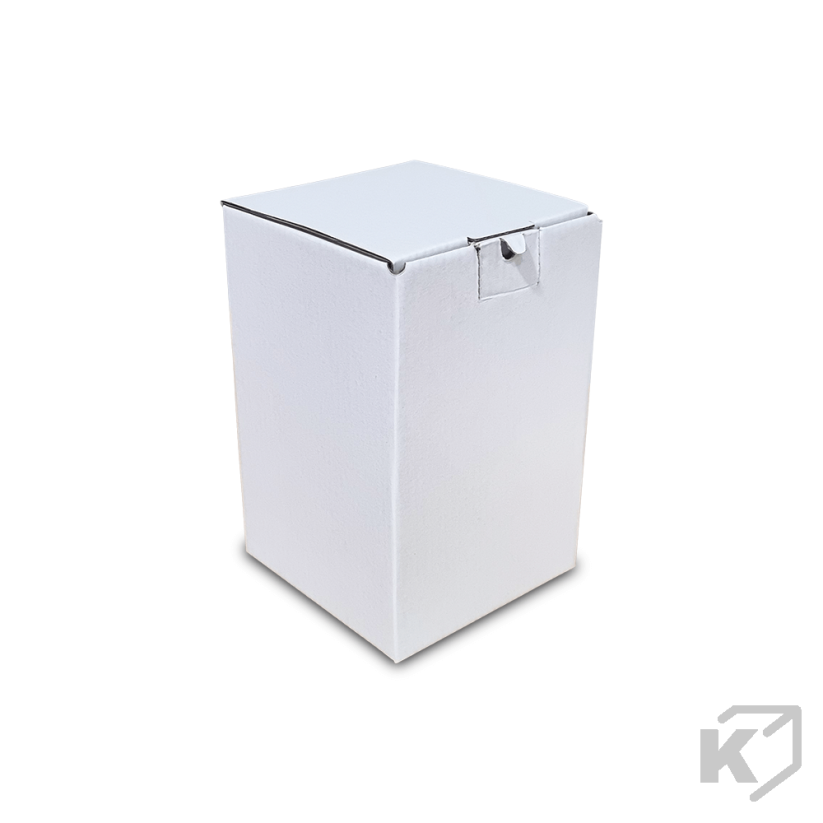 Kartónové krabice Fefco 0215 80x80x130mm 3VVL biela-hnedá