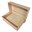 Kartónové prepravky s vekom 400x300x100mm hnedá