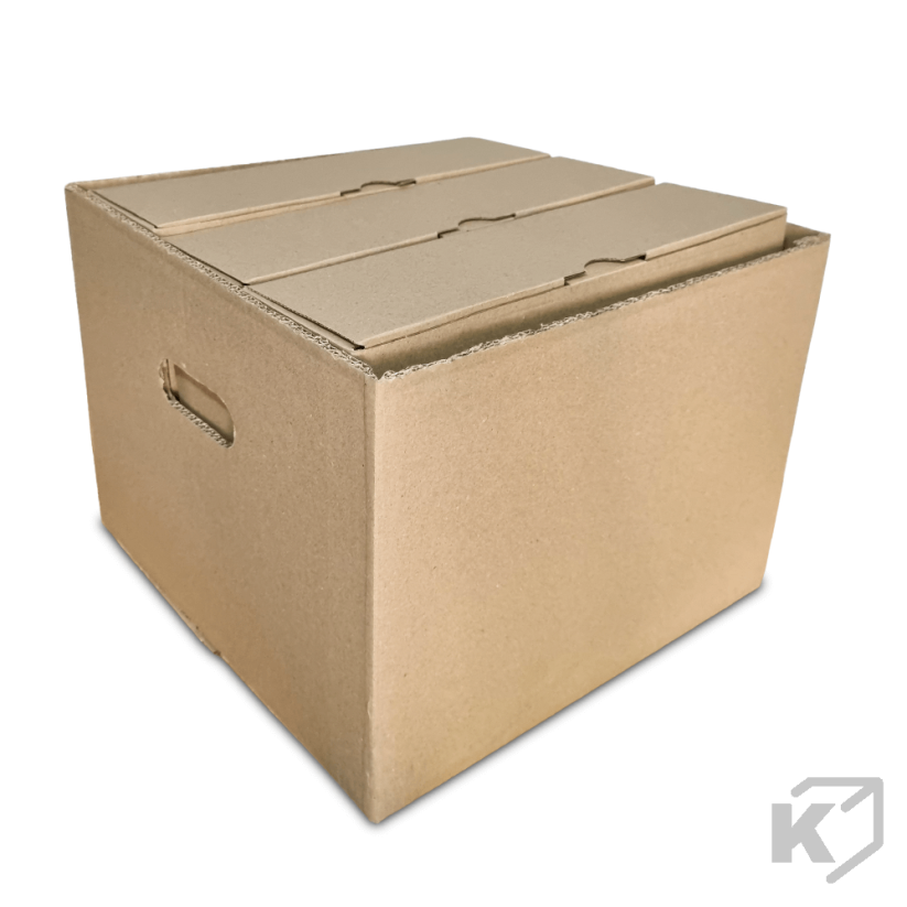 Archivačná krabica 350x350x260 hnedá + zakladače