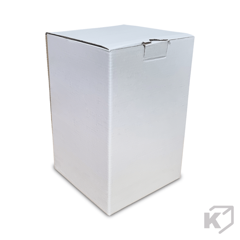 Kartónové krabice Fefco 0215 185x185x214mm 3VVL biela-hnedá