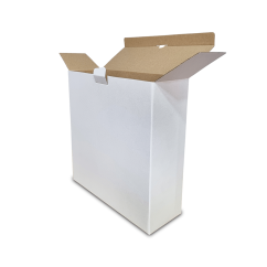 Kartónové krabice Fefco 0215 175x92x152mm 3VVL biela-hnedá