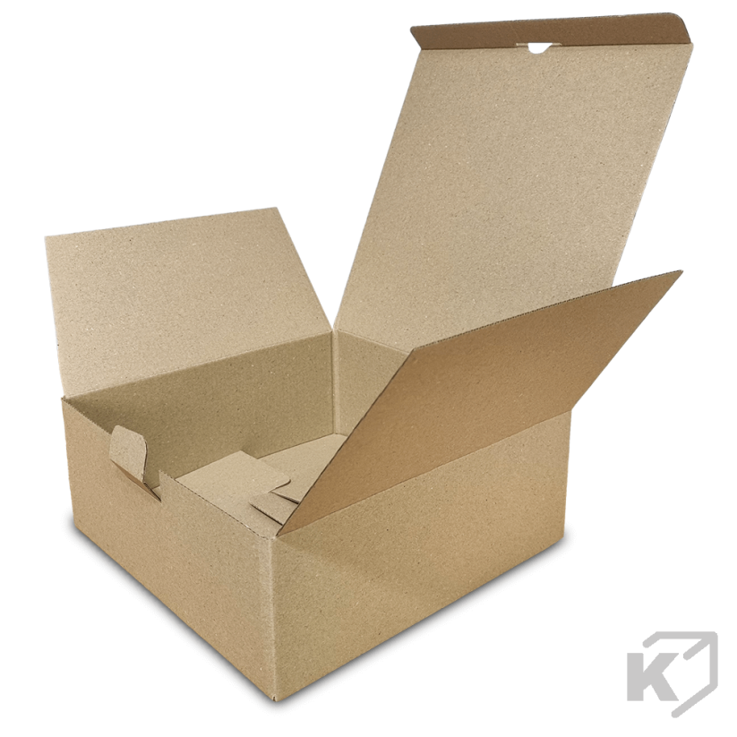 Kartónové krabice Fefco 0215 240x240x95mm 3VVL hnedá