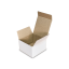 Kartónové krabice Fefco 0215 75x75x50mm 3VVL biela-hnedá