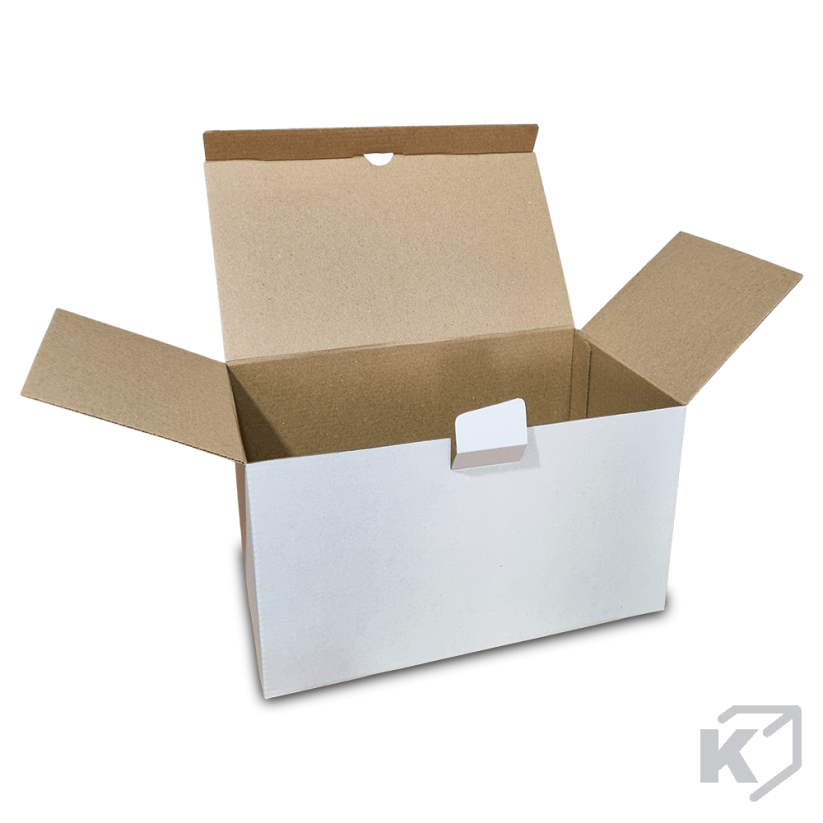 Kartónové krabice Fefco 0215 364x214x364mm 3VVL biela-hnedá