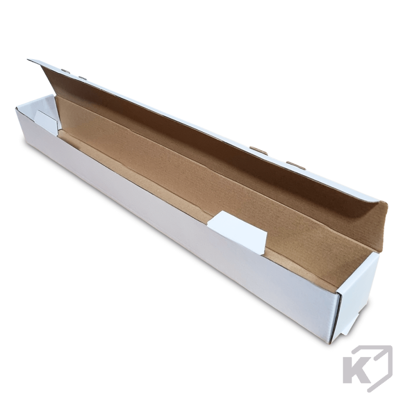 Skladacie krabice Fefco 0427 530x60x60mm 3VVL biela-hnedá