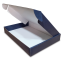 Skladacie krabice Fefco 0427 370x260x50mm 3VVL modrá-biela