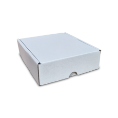 Skladacie krabice Fefco 0427 155x171x48mm 3VVL biela-hnedá