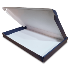 Skladacie krabice Fefco 0427 442x254x35mm 3VVL modrá-biela