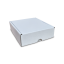 Skladacie krabice Fefco 0427 155x171x48mm 3VVL biela-hnedá