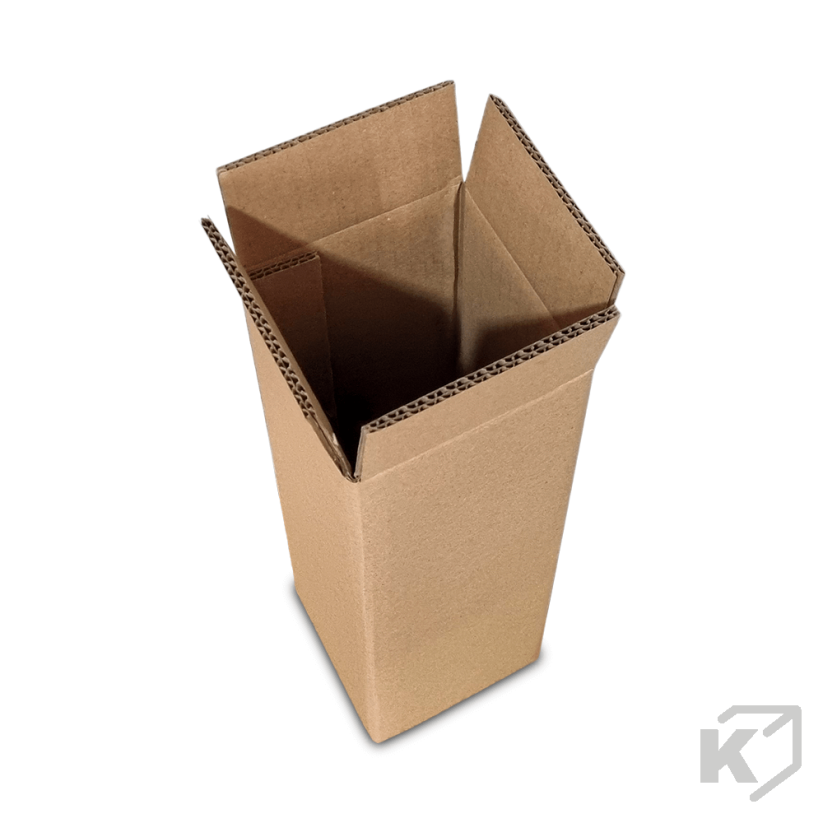 Prepravná krabica na 1 fľašu vína 100x100x330mm 5VVL hnedá