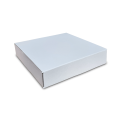 Skladacie krabice Fefco 0427 230x220x45mm 3VVL biela-hnedá