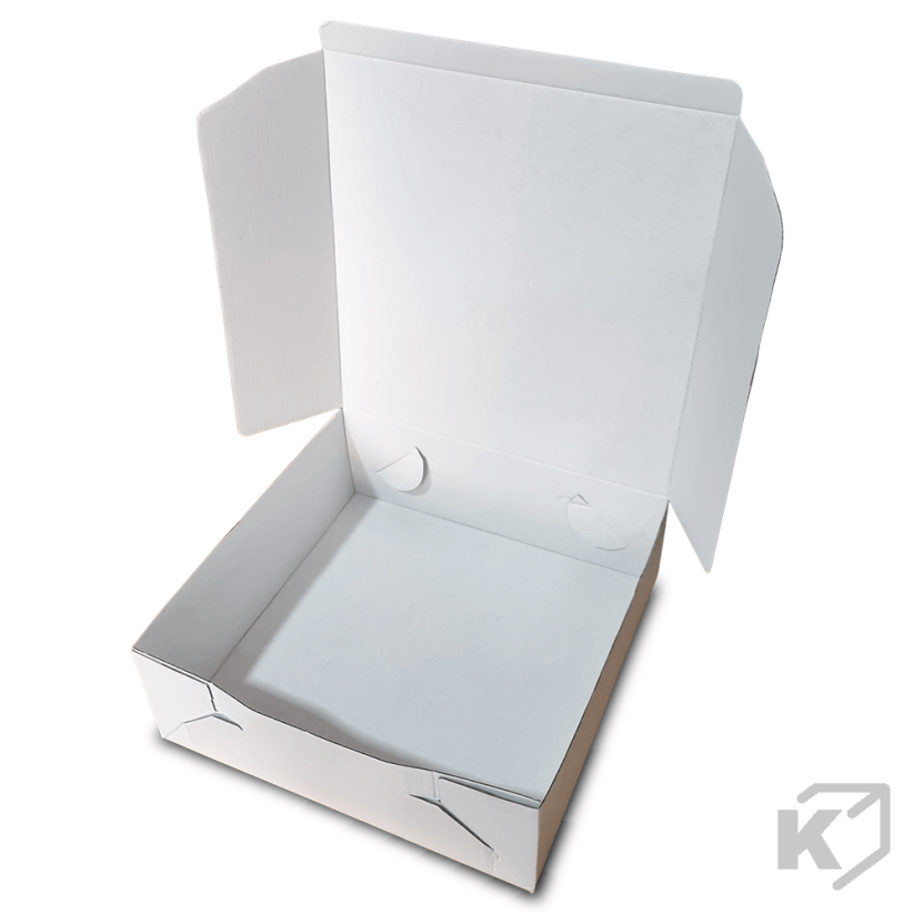 Krabice na koláče 280x280x100mm biela