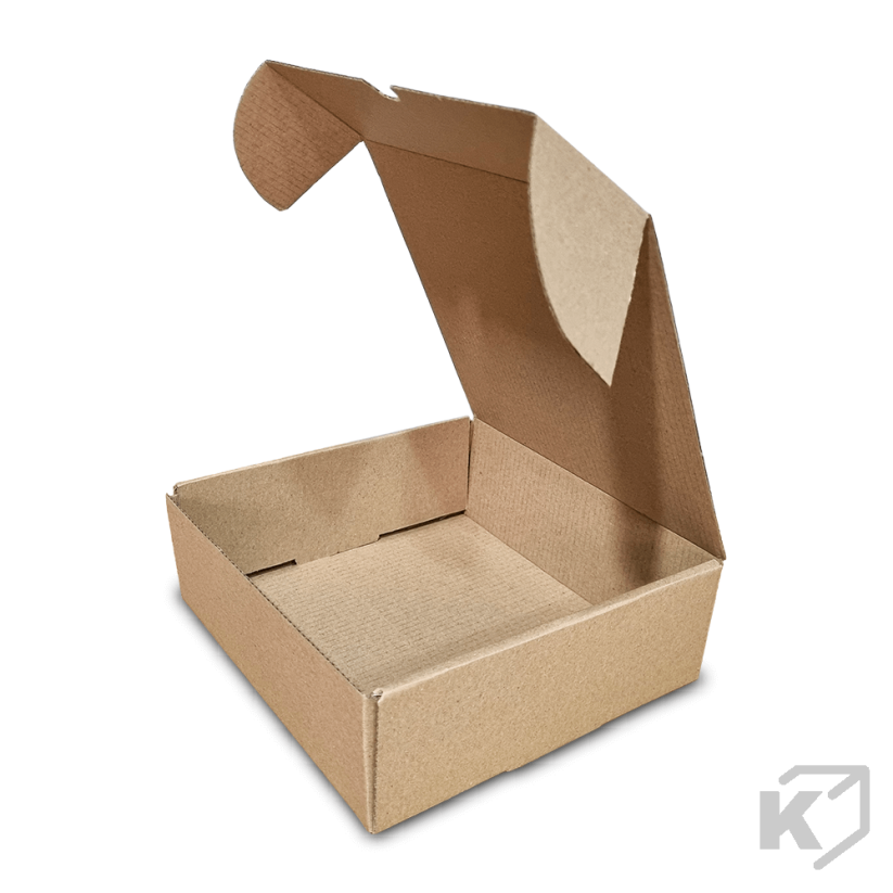 Skladacie krabice Fefco 0427 170x170x60mm 3VVL hnedá