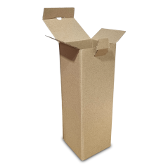 Kartónové krabice Fefco 0215 125x125x315mm 3VVL hnedá