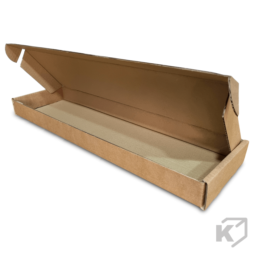 Skladacie krabice Fefco 0427 540x150x40mm 3VVL hnedá