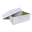 Krabice s vekom FEFCO 0331 - 130x130x95mm 3VVL biela-hnedá 2