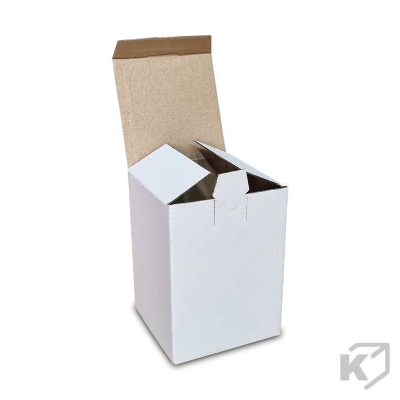 Darčekové krabice 92x92x125mm biela-hnedá