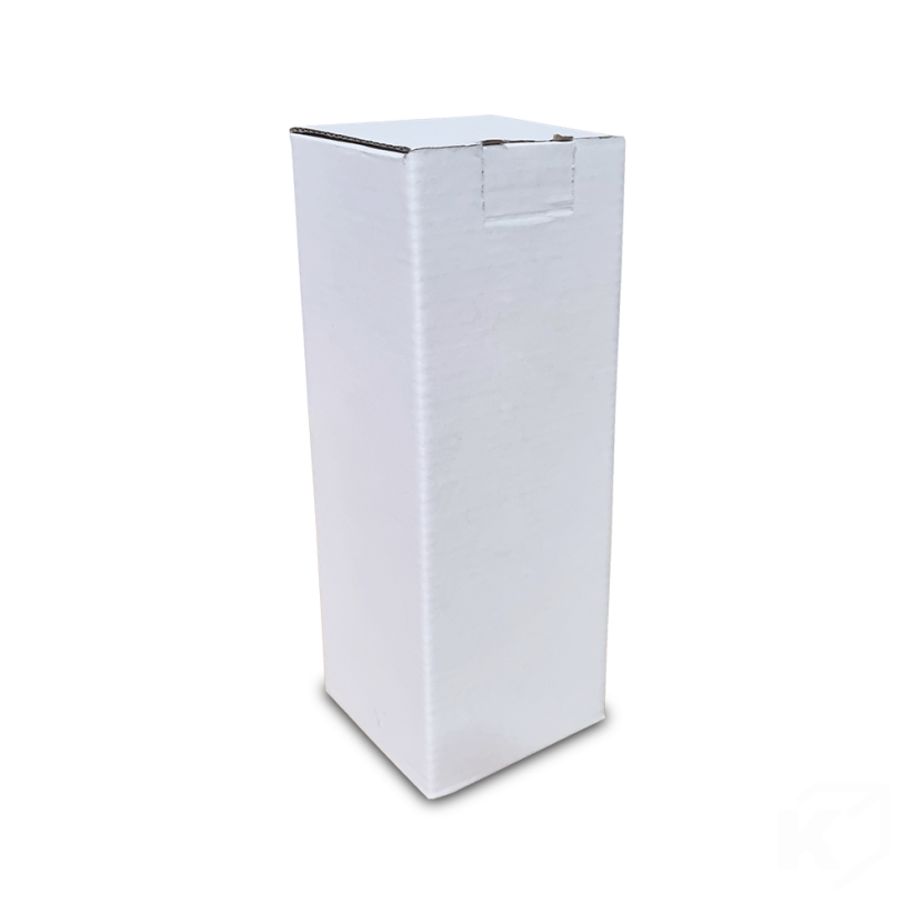Kartónové krabice Fefco 0215 75x75x200mm 3VVL biela-hnedá