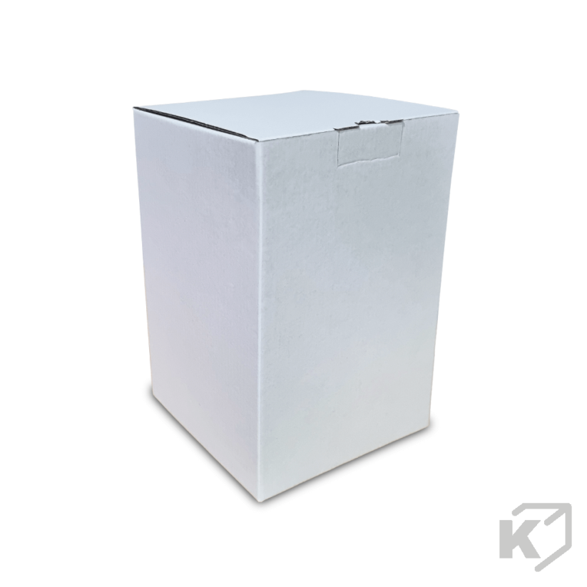 Kartónové krabice Fefco 0215 185x185x268mm 3VVL biela-hnedá