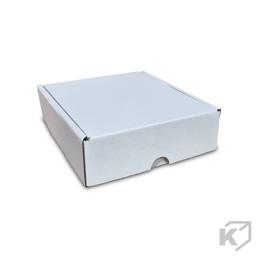 Skladacie krabice Fefco 0427 155x171x48mm 3VVL biela-hnedá