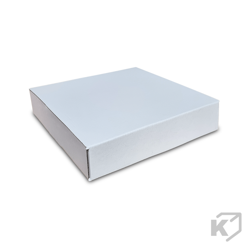 Skladacie krabice Fefco 0427 230x220x45mm 3VVL biela-hnedá