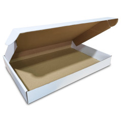 Skladacie krabice Fefco 0427 465x305x55mm 3VVL biela-hnedá