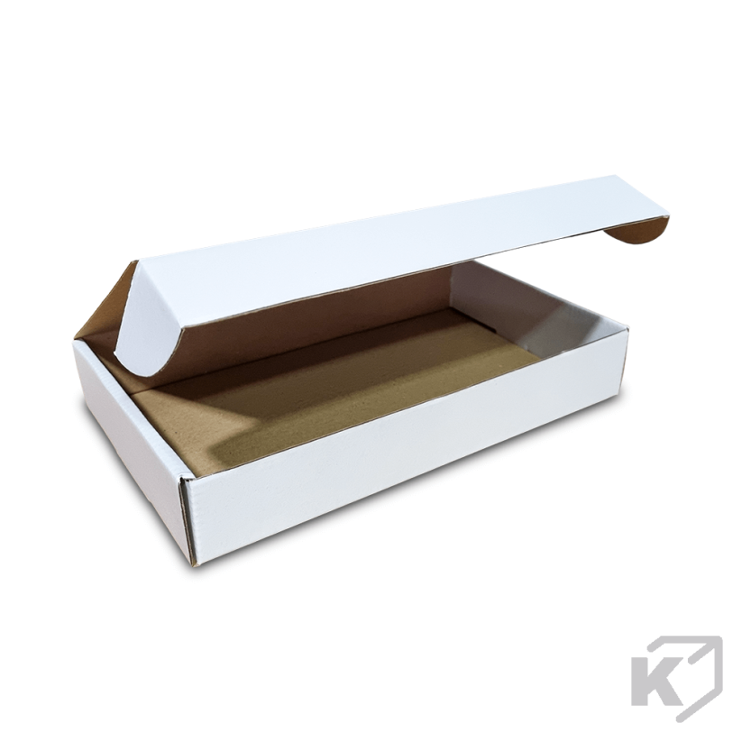 Skladacie krabice Fefco 0427 266x154x42mm 3VVL biela-hnedá