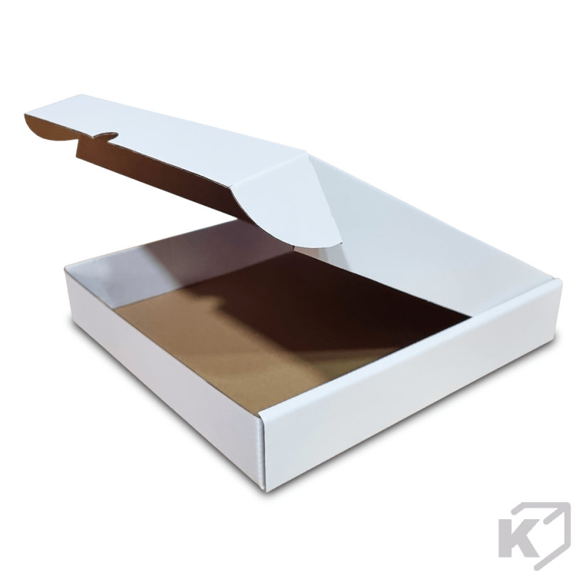 Skladacie krabice Fefco 0427 264x262x46mm 3VVL biela-hnedá