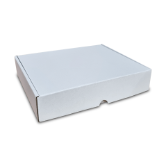 Skladacie krabice Fefco 0427 266x206x53mm 3VVL biela-hnedá